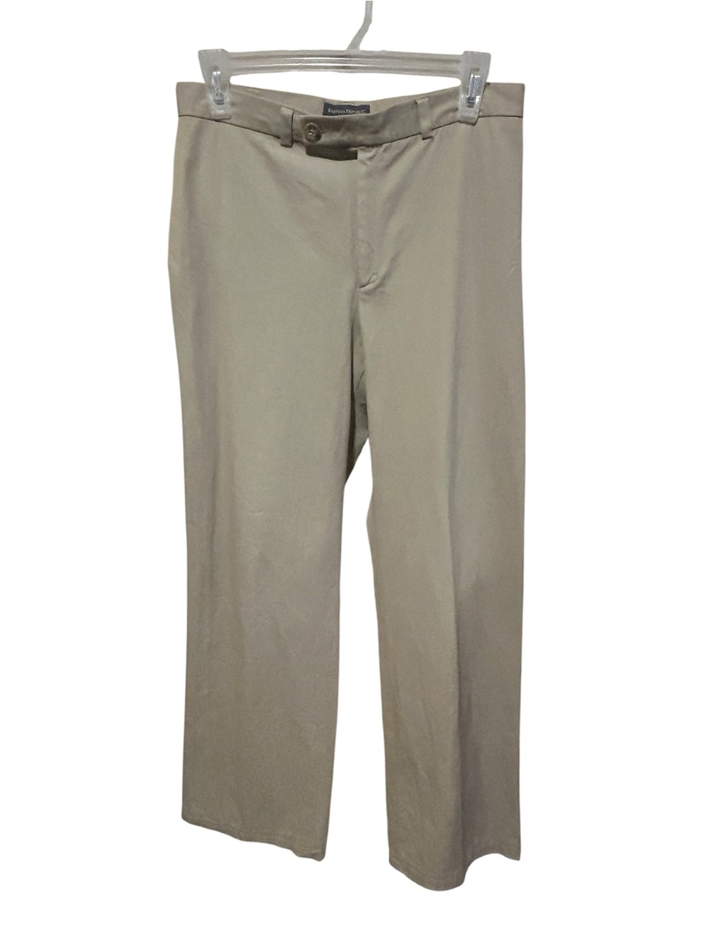 Women Khaki Straight-Leg Pants - Unbranded